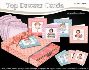 3D Top Drawer Girlz Notelet Cards Bumper Kit