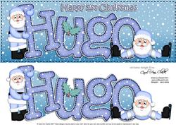 Xmas Large Dl Hugo Quick Card N 3D Decoupage