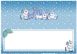 Xmas Will Matching Large Dl Insert