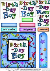 Birthday Boy Quick Card with Pyramage