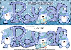 Xmas Large Dl Ryan Quick Card N 3D Decoupage