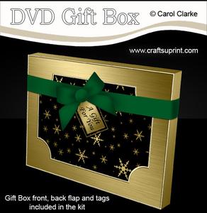 3D Xmas Stars Dvd or Console Game Gift Box Mini Kit