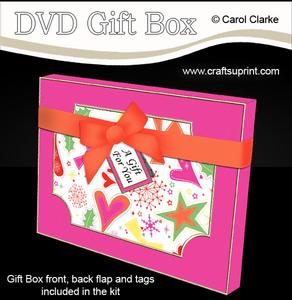 3D Xmas Winter Holiday Dvd or Console Game Gift Box Mini Kit
