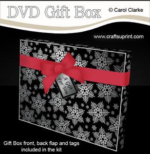 3D Xmas Snowflakes Dvd or Console Game Gift Box Mini Kit