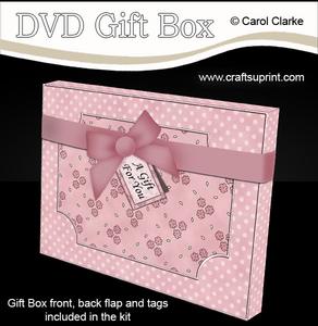 3D Floral Dvd or Console Game Gift Box Mini Kit