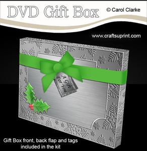 3D Xmas Holly Dvd or Console Game Gift Box Mini Kit