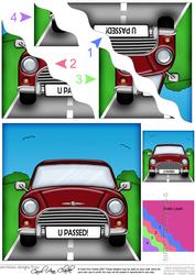 Fun Mini Car U Passed Wavy Corner Side Stacker Topper