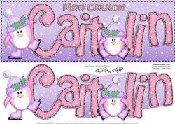 Xmas Large Dl Caitlin Quick Card N 3D Decoupage