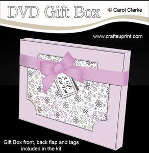 3D Pretty Floral Dvd or Console Game Gift Box Mini Kit