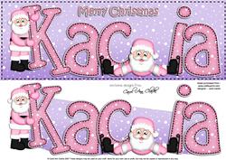 Xmas Large Dl Kacia Quick Card N 3D Decoupage