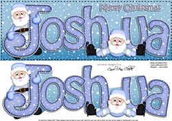 Xmas Large Dl Joshua Quick Card N 3D Decoupage