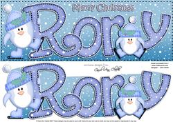 Xmas Large Dl Rory Quick Card N 3D Decoupage