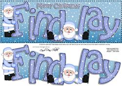 Xmas Large Dl Findlay Quick Card N 3D Decoupage