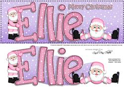 Xmas Large Dl Ellie Quick Card N 3D Decoupage