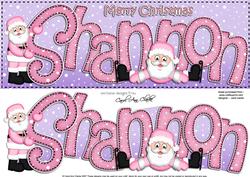 Xmas Large Dl Shannon Quick Card N 3D Decoupage