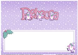Xmas Rebecca Matching Large Dl Insert