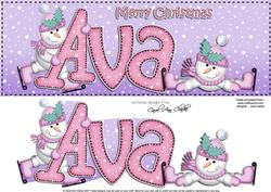 Xmas Large Dl Ava Quick Card N 3D Decoupage
