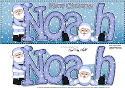 Large Dl Xmas Noah Quick Card N Decoupage