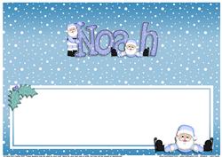 Xmas Noah Matching Large Dl Insert