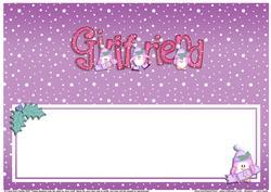 Xmas Girlfriend Matching Large Dl Insert