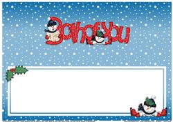 Xmas Both of You Matching Large Dl Insert