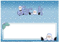Xmas Jack Matching Large Dl Insert