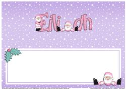 Xmas Eilidh Matching Large Dl Insert