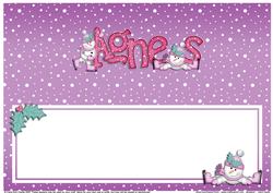 Xmas Agnes Matching Large Dl Insert