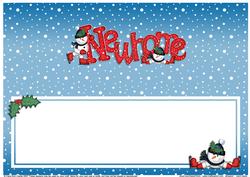 Xmas New Home Matching Large Dl Insert