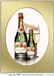 A4 Champagne Celebrations in Gold