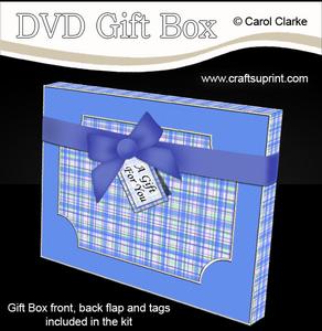 3D Tartan Dvd or Console Game Gift Box Mini Kit