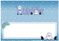 Xmas Lukkas Matching Large Dl Insert