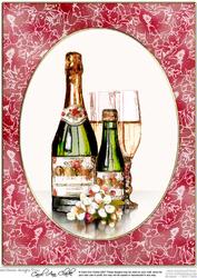 A4 Champagne & Flowers