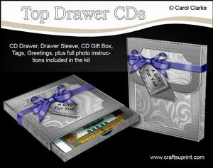 3D Metallic Swirls Top Drawer Cds Gift Set Kit