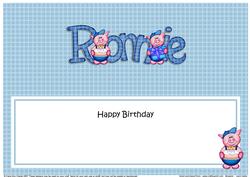 Birthday Large Dl Ronnie Matching Large Dl Insert