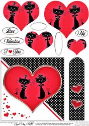 Kool Kats Purrfect Love Quick Card with Pyramage