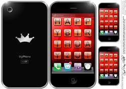 Smart Phone Birthday Shaped Card