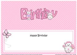 Birthday Teddies Large Dl Matching Large Dl Insert