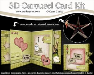 cup388214_359 - 3D Champagne Celebrations Carousel Card Kit