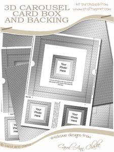3D the DIY Toolbox Carousel Coordinating Card Box Kit