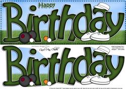 Birthday Bowls Large Dl Sports Quick Card N 3D Decoupage