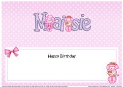 Poodle Dog Maisie Large Dl Matching Large Dl Insert