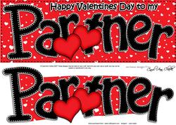 Valentines Day Partner Large Dl Quick Card 3D Decoupage