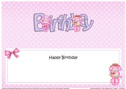 Poodle Dog Birthday Large Dl Matching Large Dl Insert