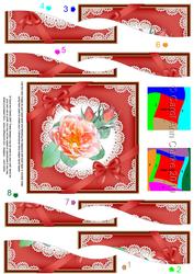 Rose and Lace Wavy Spiral Side Stacker