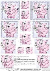 Miss Piggywig Pyramage Sheet