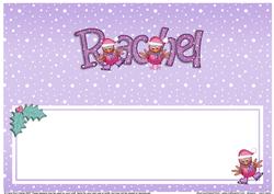 Xmas Rachel Matching Large Dl Insert