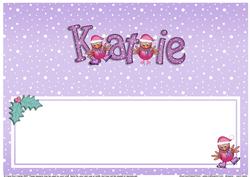 Xmas Katie Matching Large Dl Insert