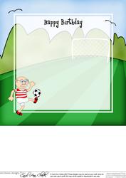 Bert Plays Football Matching 8 x 8 Insert Panal