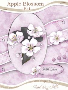 Apple Blossom Pink Kit with Step by Step Decoupage